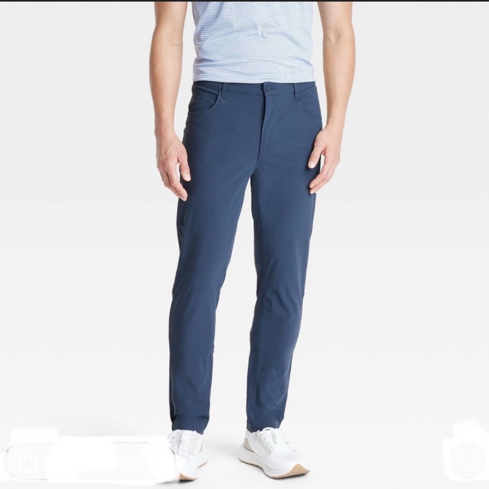 Men’s 360 Lifestyle Slim Fit All in Motion Dark Blue 34/32 5 Pocket Pants
